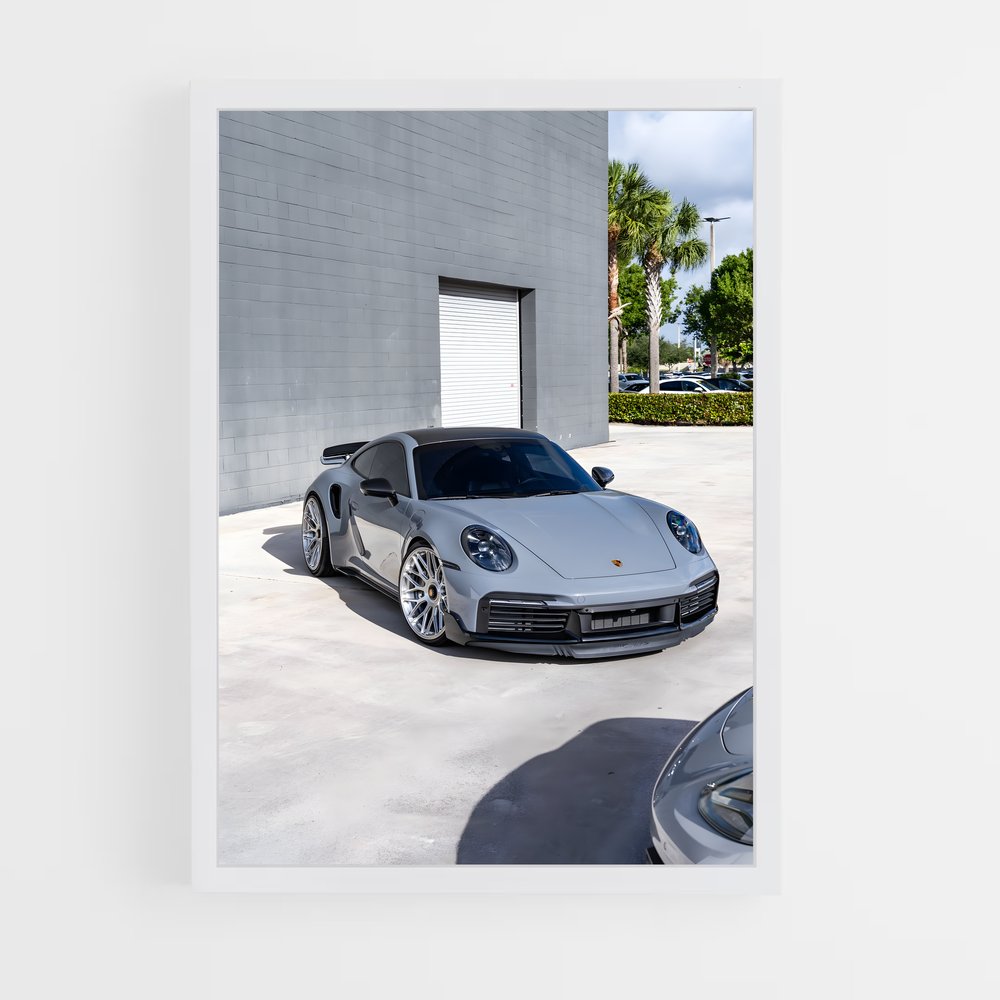 Poster Turbo Éclat – affiche Porsche (vue 3)